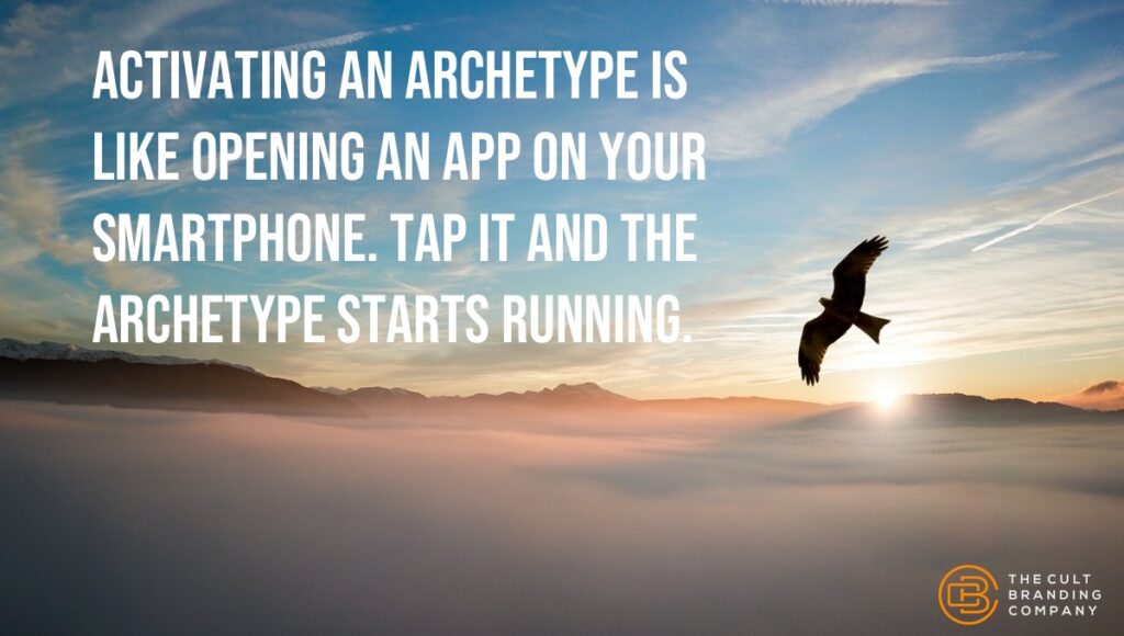 Activating an archetype is like opening an app on your smartphone. Tap it and the archetype starts running.